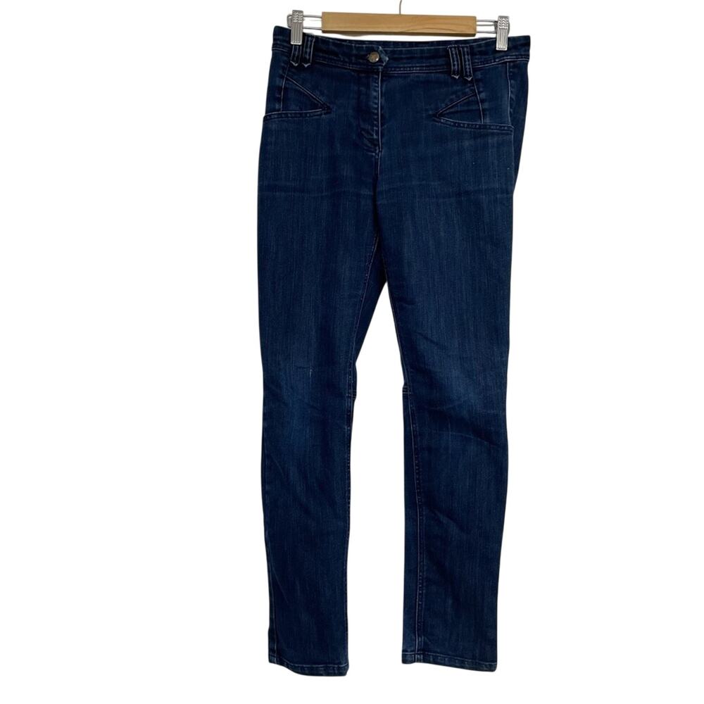 Anthropologie Leifsdottir Y2K Low Rise Skinny Jeans Zippered Ankle Womens 28